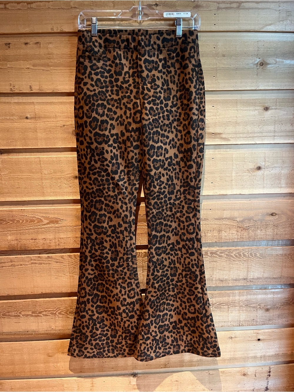 BLANK NYC 1 Leopard Print Flared Pants